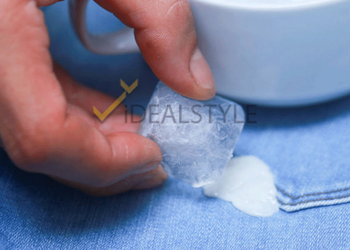 پاک کردن لکه آدامس در چند مرحله پوشاک ایده آل استایل